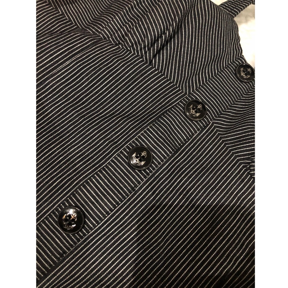 bebe Nautical Pin-Striped Top - Picture 5 of 5
